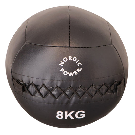 Väggboll 8 kg, Svart - NORDIC POWER