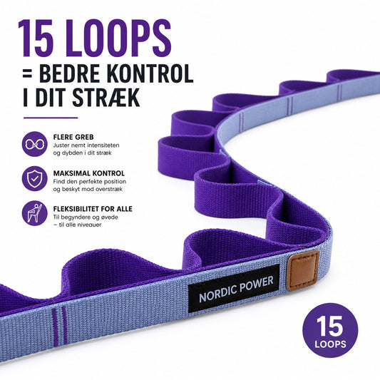 Träningsmatta Lila 1,5 cm Tjock - NORDIC POWER - ERBJUDANDE