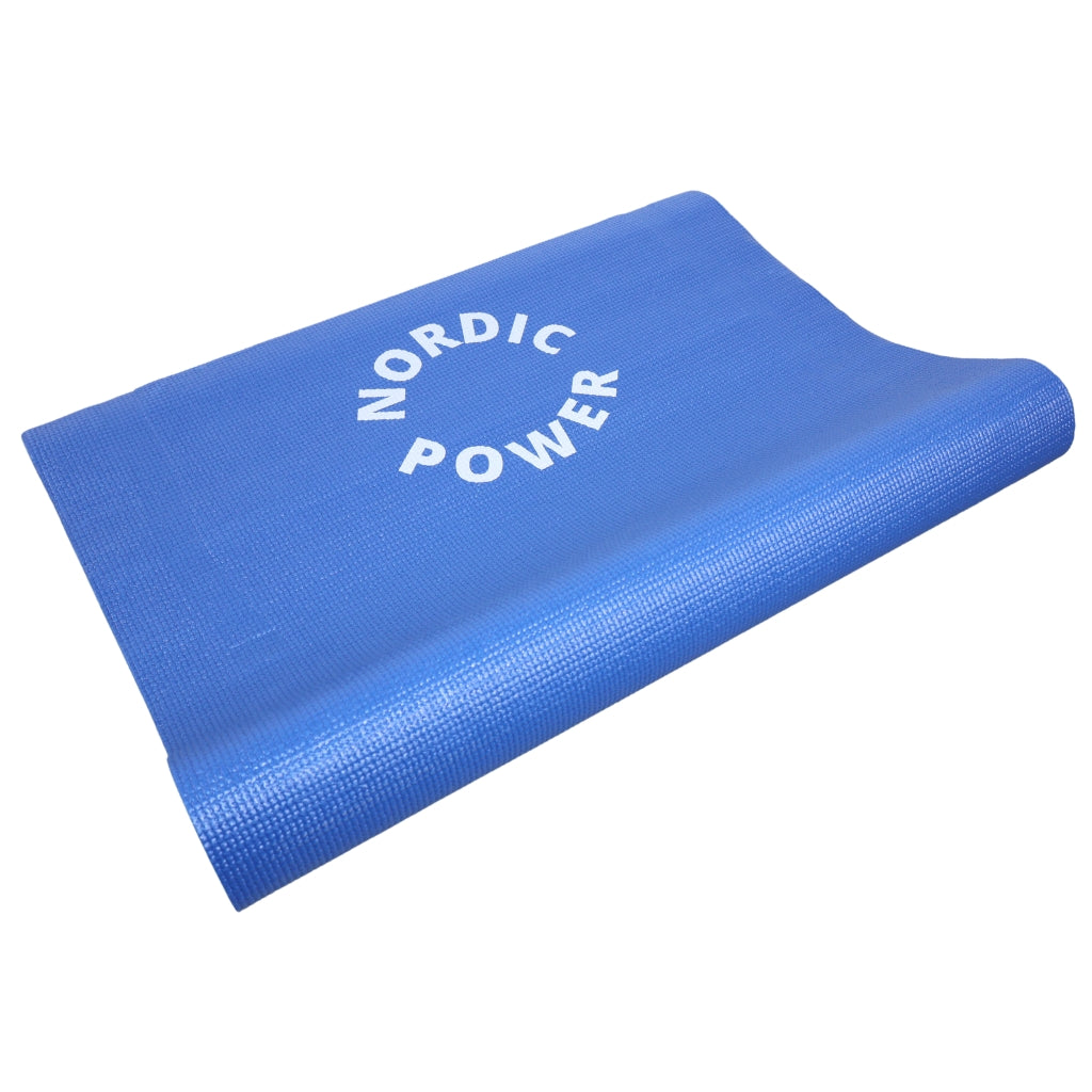 12 st. yogamattor, blå 6 mm. NORDIC POWER