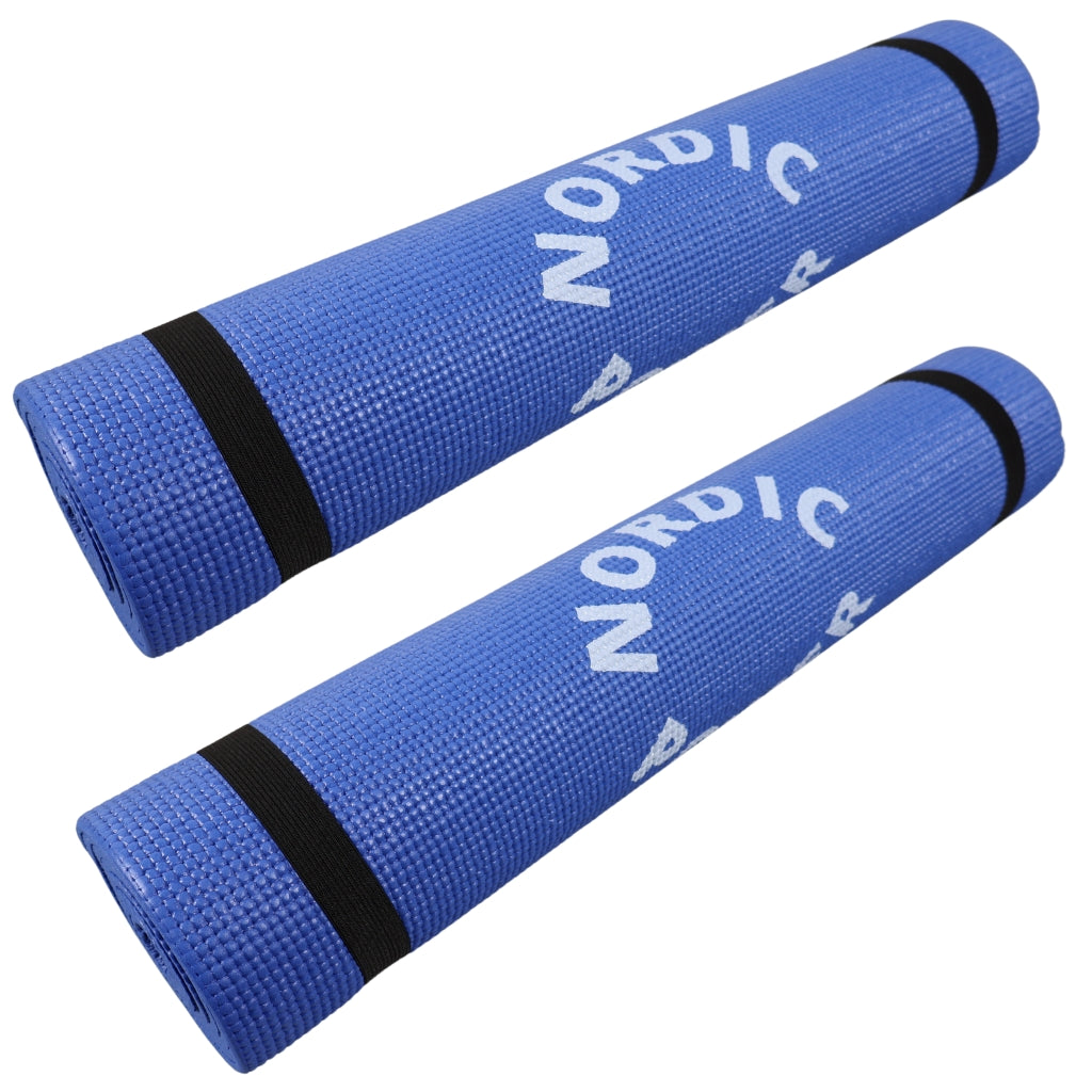 2 st. yogamatta blå 6 mm - NORDIC POWER