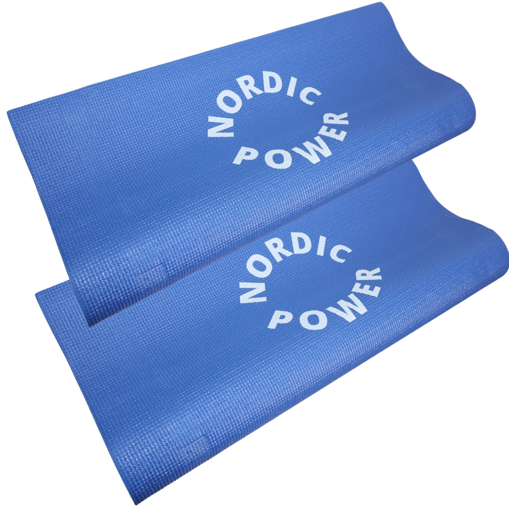 2 st. yogamatta blå 3 mm - NORDIC POWER