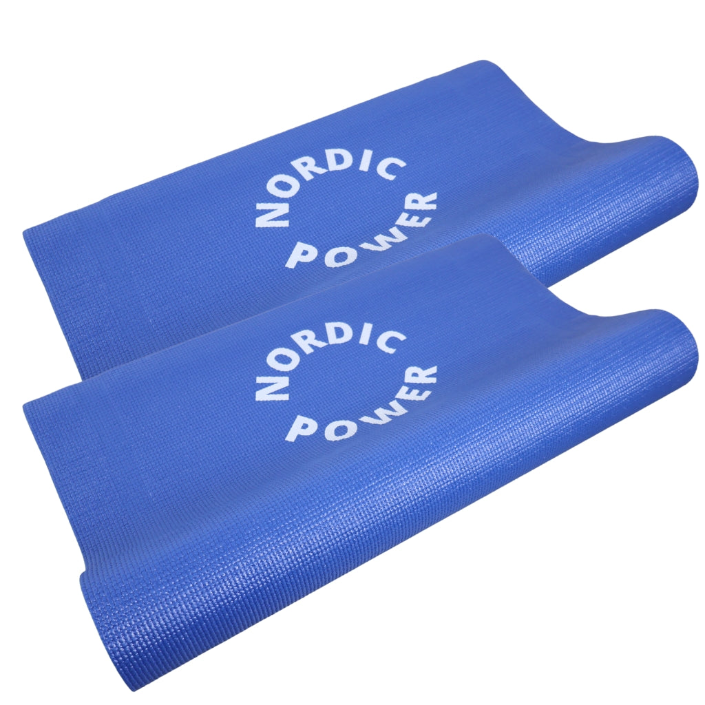 2 st. yogamatta blå 3 mm - NORDIC POWER