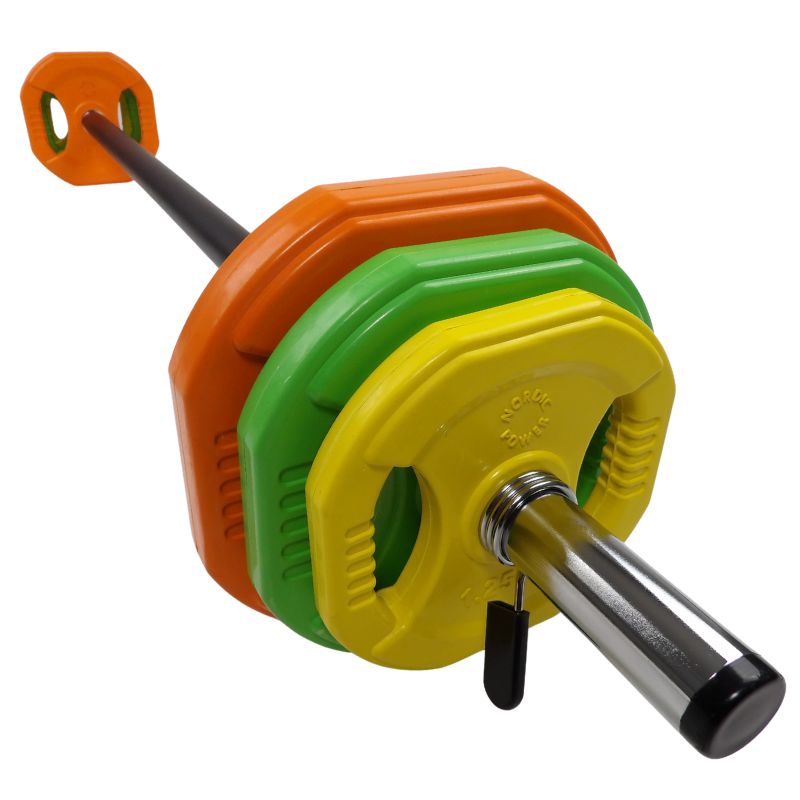 Bodypump - Vægtstangssæt Vægtskive 5 kg, 30 mm - NORDIC POWER - Prisgaranti På - Maxis.dk