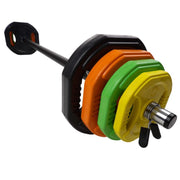 Bodypump Sæt - Vægtstangssæt 35 kg, Sorte Vægtskiver Ø30 Fra NORDIC POWER - Maxis.dk
