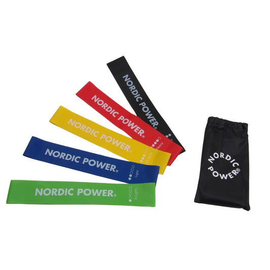  Booty Band Latex, Fra NORDIC POWER, 5 Stk. Træningselastikker, Køb Billigst Her - Maxis.dk
