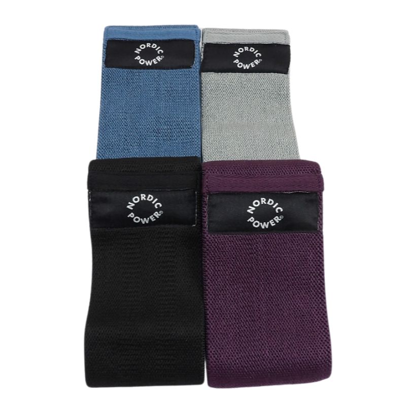 Booty Bands - Hip Circles 4 Pack, Perfekt Til Dine Træningsøvelser Med Booty Bands