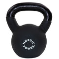 Kettlebell 12 kg. Svart gjutjärn och vinyl - NORDIC POWER - DEMO
