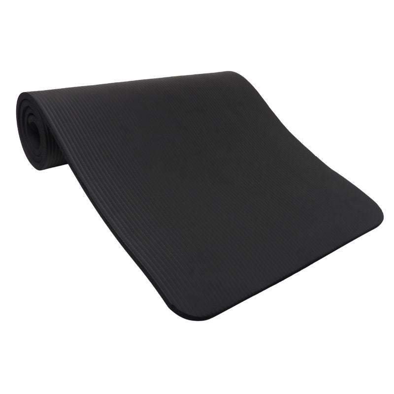 Träningsmatta Svart 1,5 cm Tjock - NORDIC POWER - ERBJUDANDE
