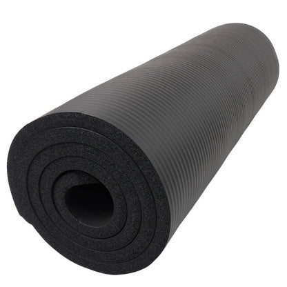 Träningsmatta Svart 1,5 cm Tjock - NORDIC POWER - ERBJUDANDE