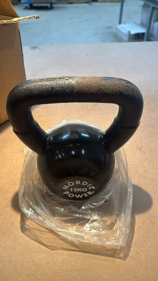 Väggboll 10 kg, svart och röd - NORDIC POWER - DEMO