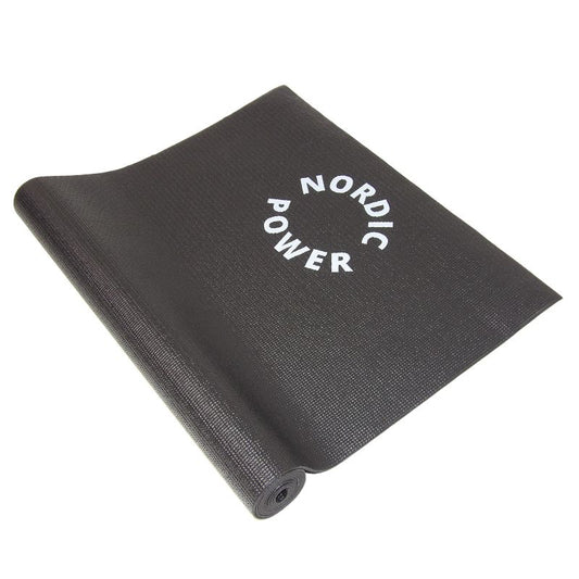 Yogamåtte Sort 6 mm, Fra NORDIC POWER, Køb Billigst Her - Maxis.dk