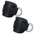 Fotledsremmar svarta med solida metallringar - NORDIC POWER
