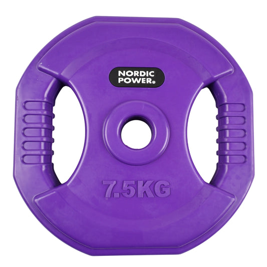 Bodypump Viktskiva 7,5 kg. Lila PRO - NORDIC POWER - 1 styck - Ø30 mm.