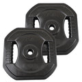 2 st. Bodypump Viktskivor 7,5 kg. SVARTA, Ø25 mm - NORDIC POWER