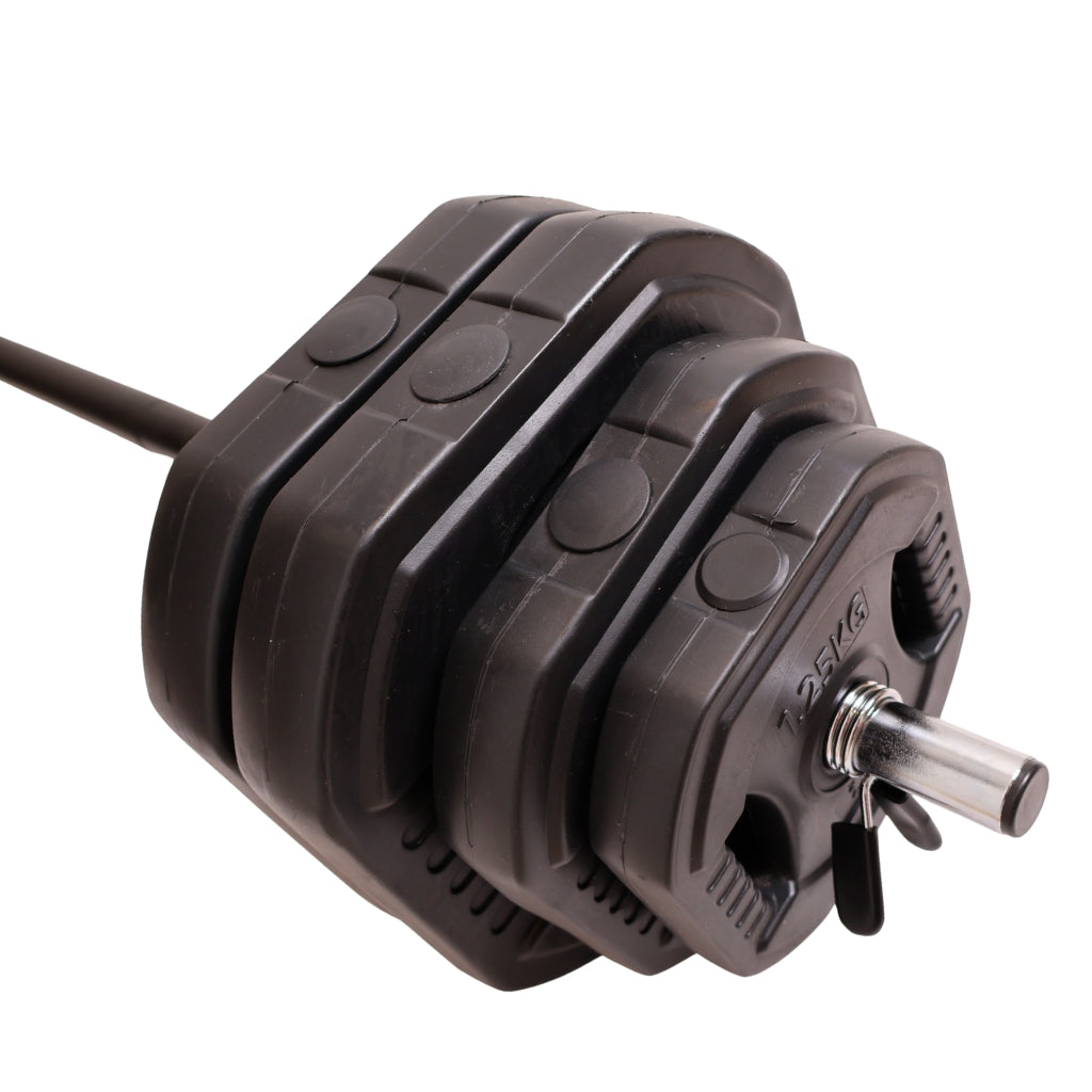 Bodypumpset 30 kg. Svart - NORDIC POWER - Ø25 mm