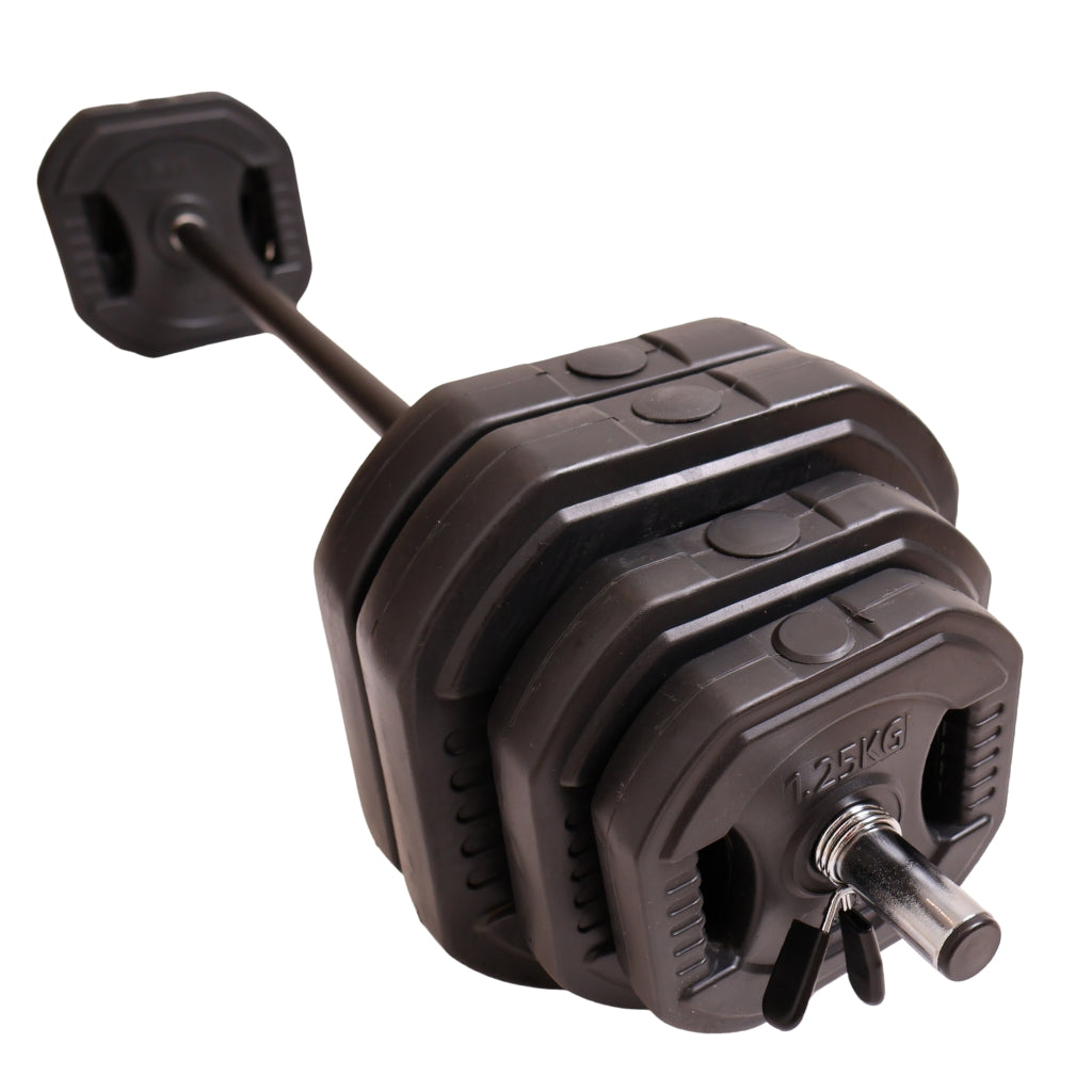 Bodypumpset 30 kg. Svart - NORDIC POWER - Ø25 mm
