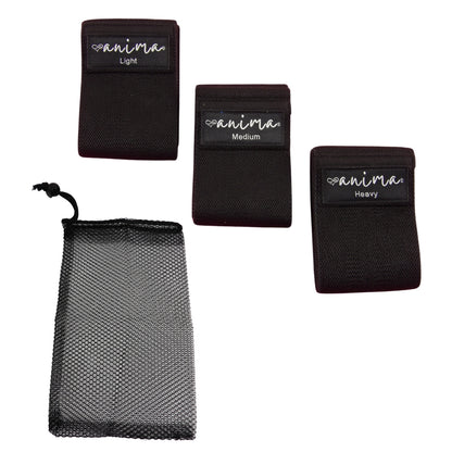 RUMPEBAND 3-pack Svarta - ANIMA