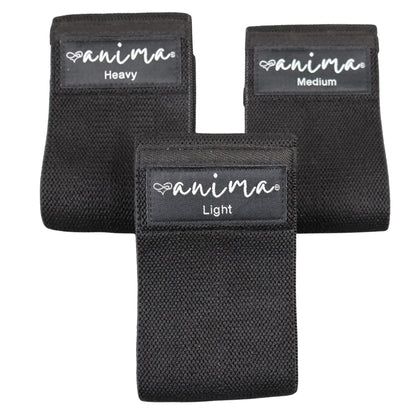 RUMPEBAND 3-pack Svarta - ANIMA