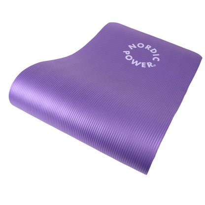 Träningsmatta Lila 1,5 cm Tjock - NORDIC POWER - ERBJUDANDE