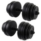 Hantlar 15 kg - 2 st. Justerbara - NORDIC POWER