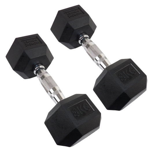 2 x 8 kg sexkantshantlar - NORDIC POWER