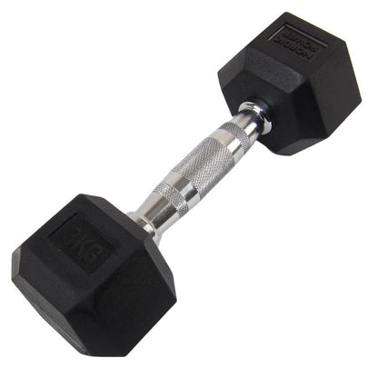 Hexagonhantel 3 kg - NORDIC POWER