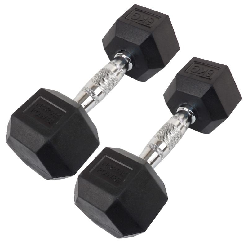 Hexagonhantel 6 kg - NORDIC POWER