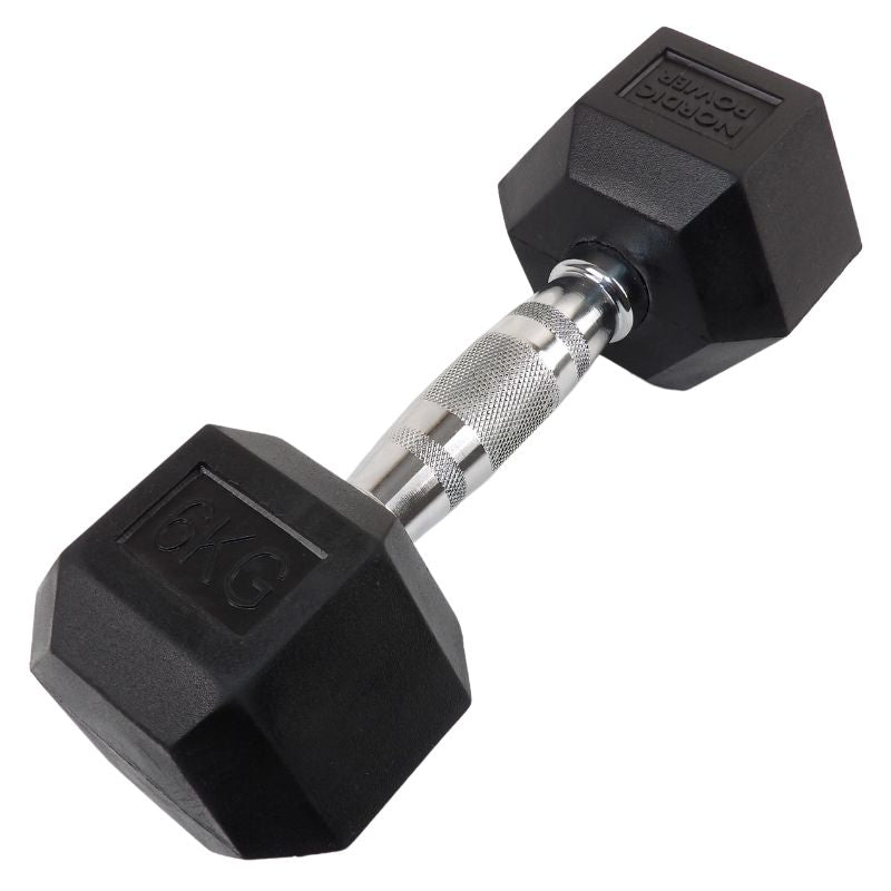 Hexagonhantel 6 kg - NORDIC POWER