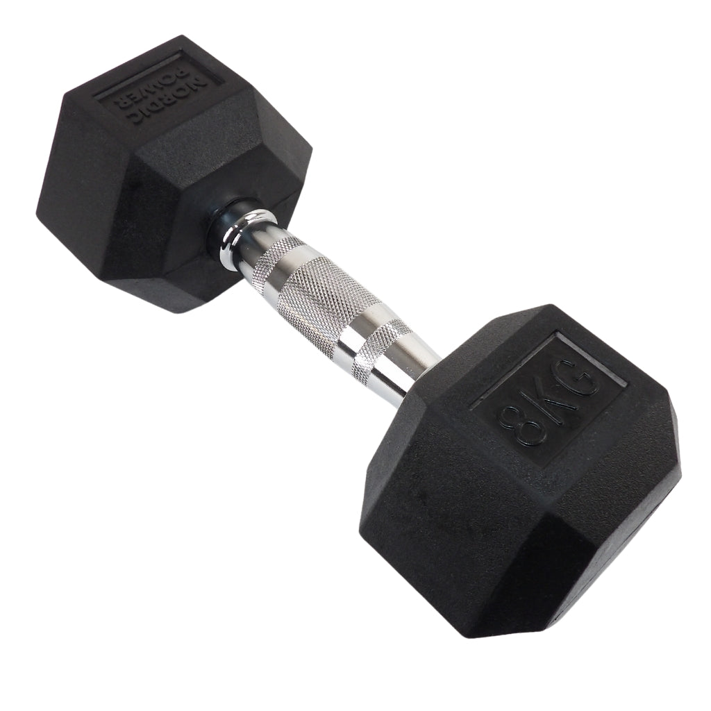 Hexagonhantel 8 kg - NORDIC POWER