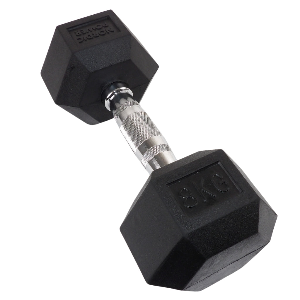 Hexagonhantel 8 kg - NORDIC POWER