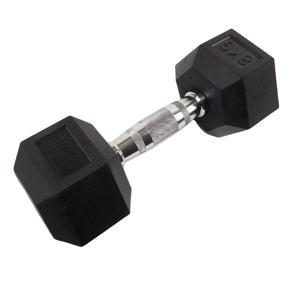 Hexagonhantel 8 kg - NORDIC POWER