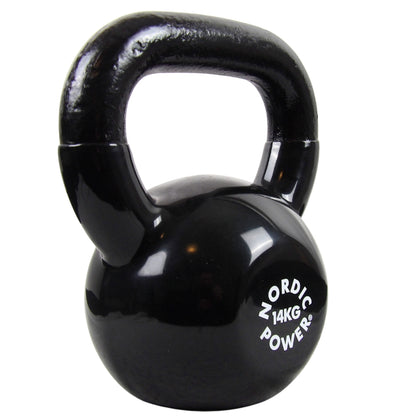 Kettlebell 18 kg. Gjutjärn och vinyl - NORDIC POWER - DEMO