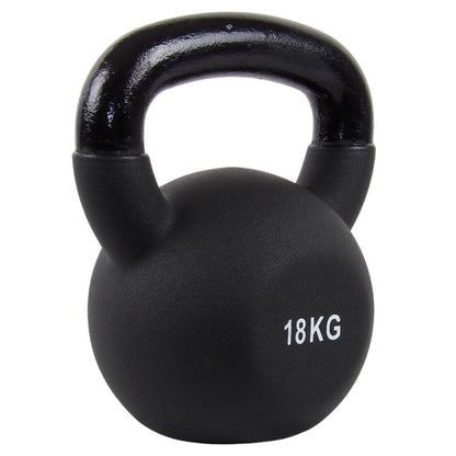 Kettlebell 18 kg. Gjutjärn och neopren - NORDIC POWER