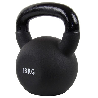 Kettlebell 18 kg. Gjutjärn och neopren - NORDIC POWER