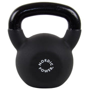 Kettlebell 18 kg. Gjutjärn och neopren - NORDIC POWER