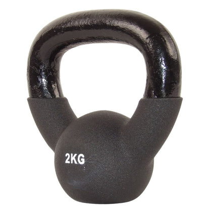 Kettlebell 2 kg. Gjutjärn och neopren - NORDIC POWER