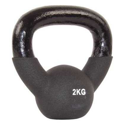 Kettlebell 2 kg. Gjutjärn och neopren - NORDIC POWER