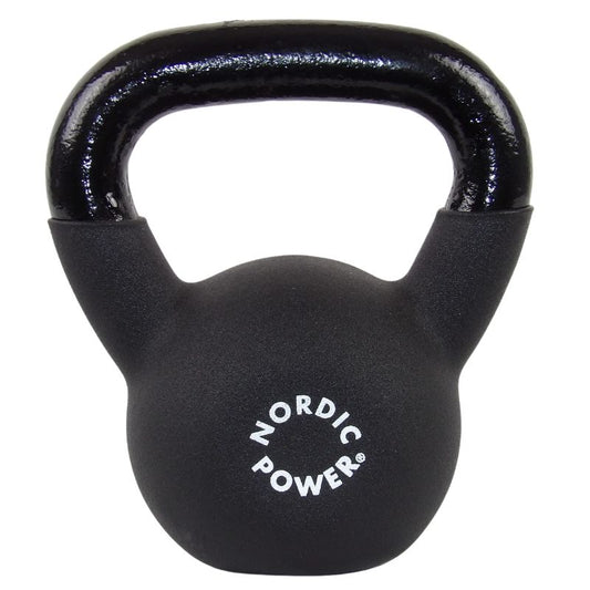 Kettlebell 6 kg. Gjutjärn och neopren - NORDIC POWER