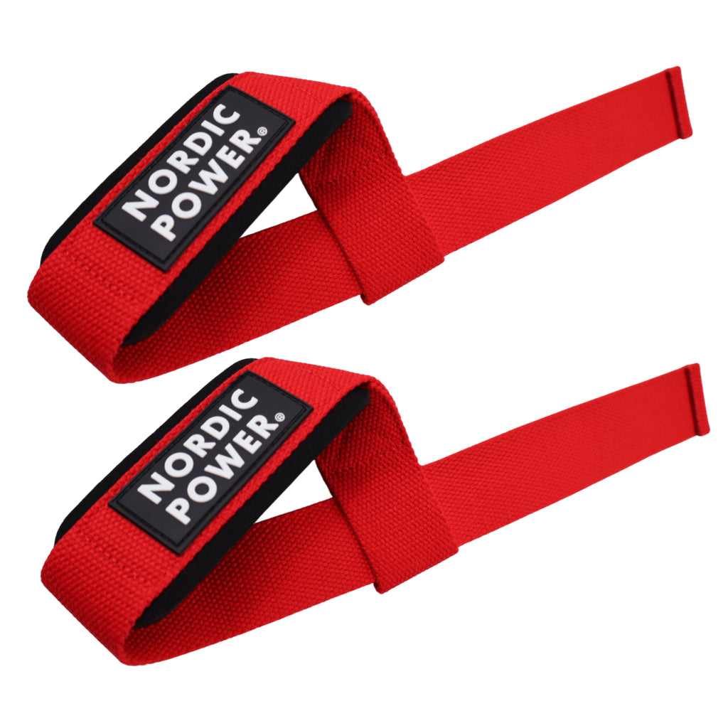 Lifting Straps Röda i set - NORDIC POWER