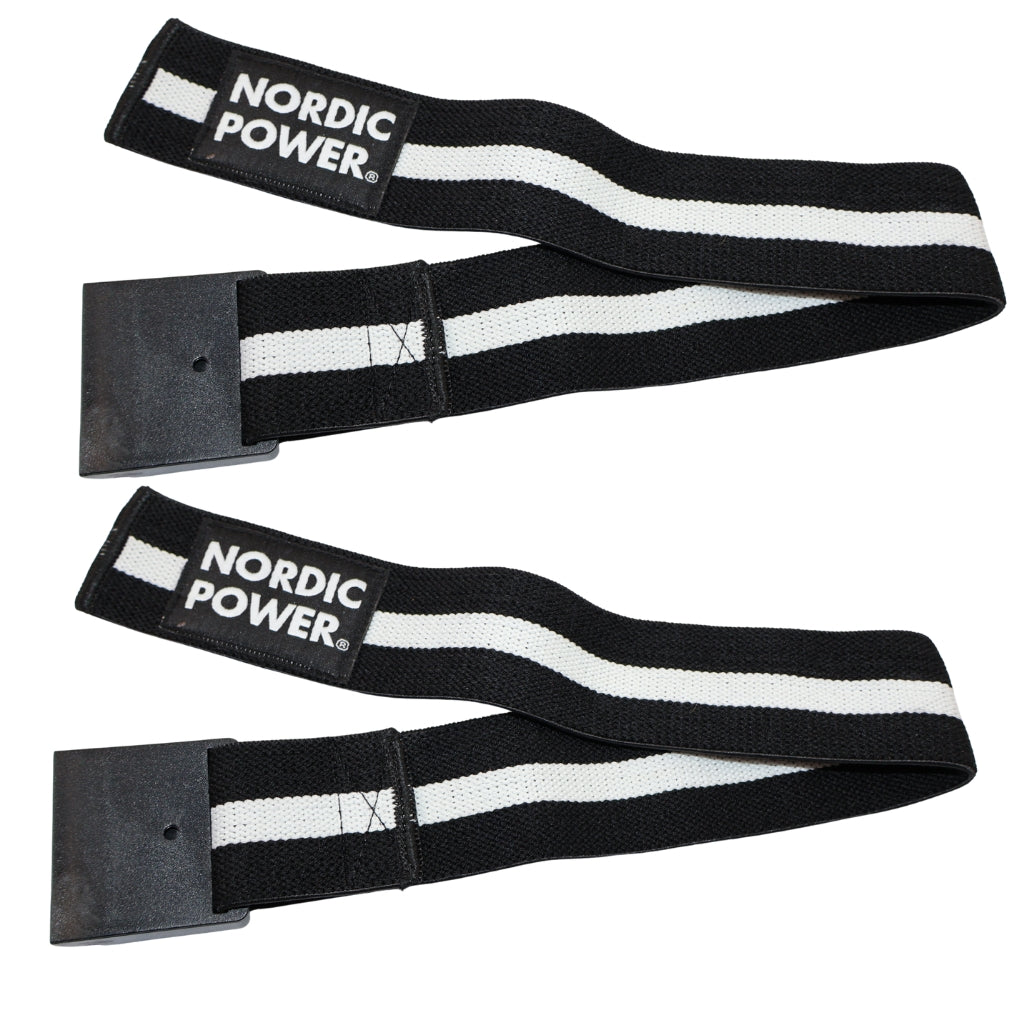 Ocklusionsbandsarmar, svarta/vita - NORDIC POWER