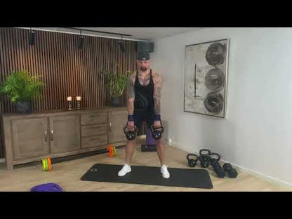 Kettlebell 16 kg. Gjutjärn och vinyl - NORDIC POWER