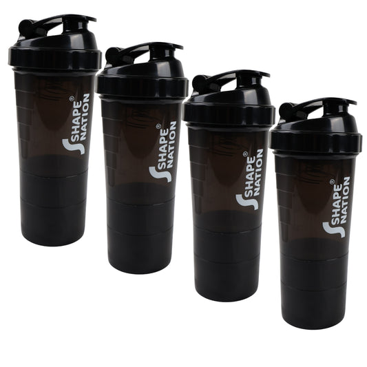 4 st. Proteinshakers 600 ml - SHAPE NATION