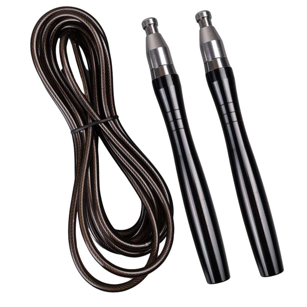 Speedrope - Hopprep Svart aluminiumhandtag, smart justering - NORDIC POWER