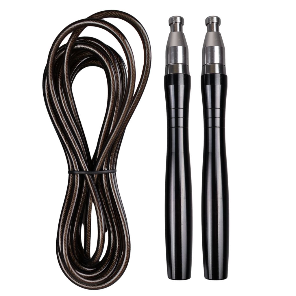 Speedrope - Hopprep Svart aluminiumhandtag, smart justering - NORDIC POWER