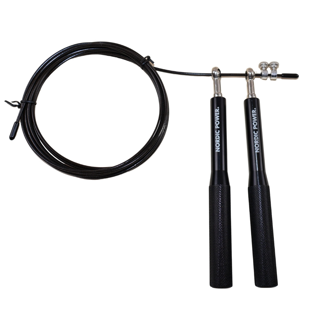 Speedrope Pro svart aluminiumgrepp