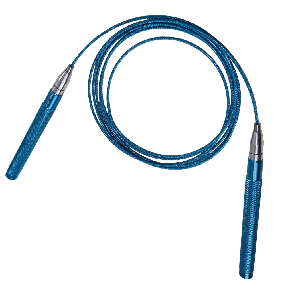 Speedrope - Hopprep Blått aluminiumgrepp, smart justering - NORDIC POWER