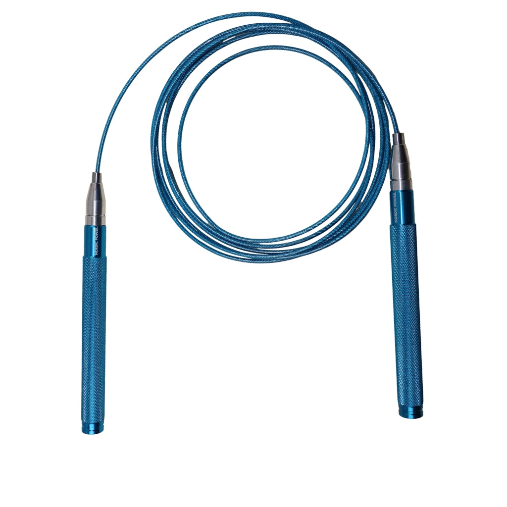Speedrope - Hopprep Blått aluminiumgrepp, smart justering - NORDIC POWER