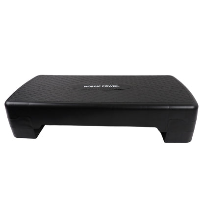 Stegbänk Justerbar 68 cm, Svart - NORDIC POWER