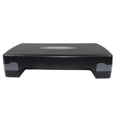 Stegbänk justerbar 68 cm, svart och grå - NORDIC POWER