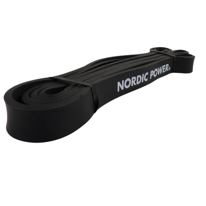 Styrkeband svart i latex 5-20 kg - NORDIC POWER